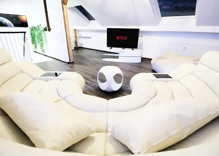 Space Loft Wohndesign Mit 2 Schlafzimmern L 450m Bis Uni דירה דיסבורג