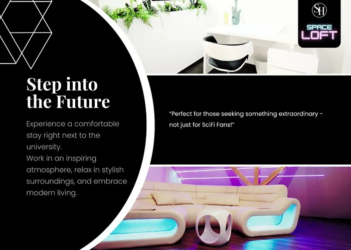 Space Loft Wohndesign Mit 2 Schlafzimmern L 450m Bis Uni * דיסבורג